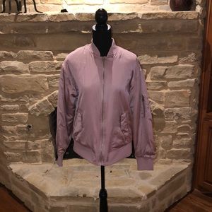 Pink bomber jacket